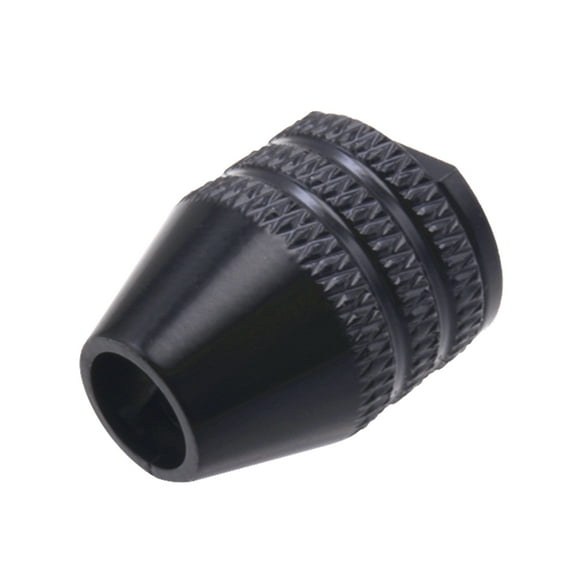 WRISTBIQUE Keyed Chuck Black Aluminum Alloy Short Tail Design Universal For Drilling Tools 1Pack 0.71X0.55X0.55in
