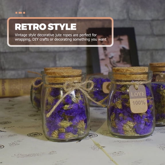 WRISTBIQUE Light Brown Craft Twine Rope Cord for Jewelry Making and Vintage Style Decoration