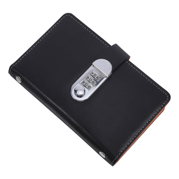 WRISTBIQUE Lockable Password Keeper Book with Combination Lock Portable for Office Use