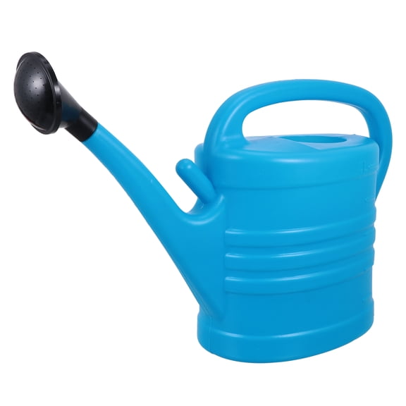 WRISTBIQUE Long Spout Watering Can Plastic Blue for Trees and Flower Pots 1Pcs 5L Capacity
