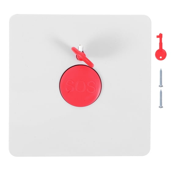 WRISTBIQUE Emergency Fire Alarm Reset Switch White with Manual Call Button for Cars