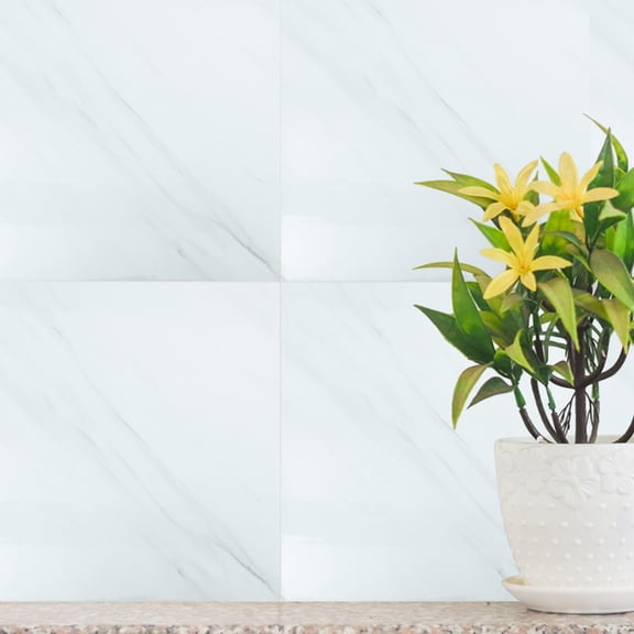 WRISTBIQUE Marble Wallpaper 10 Pcs Marble Wall Tiles Waterproof for Bathroom Wall Panels