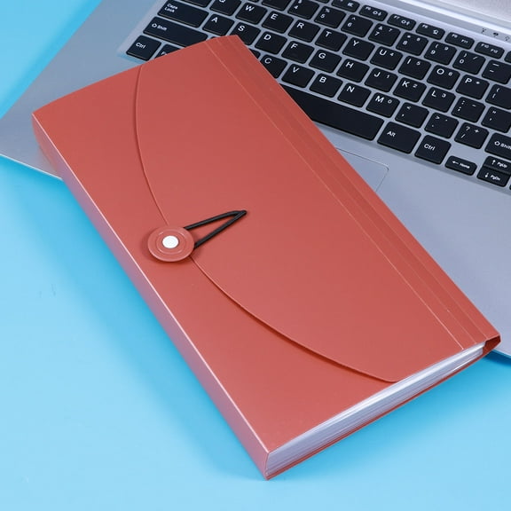 WRISTBIQUE File Pocket Folders Maroon PP 1Set