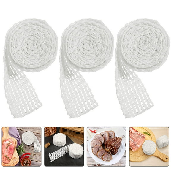 WRISTBIQUE White Cotton Sausage Netting for Roasting and Curing
