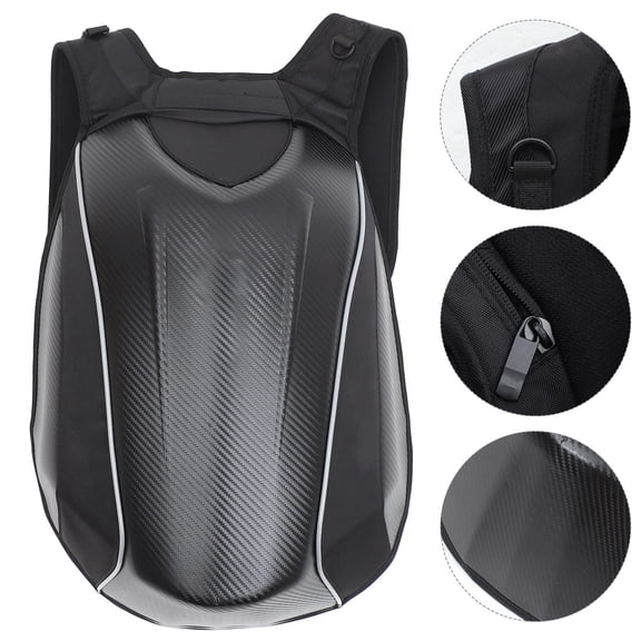 WRISTBIQUE Riding Backpack Waterproof Motorcycle Bag Black for Men's Travel and Storage