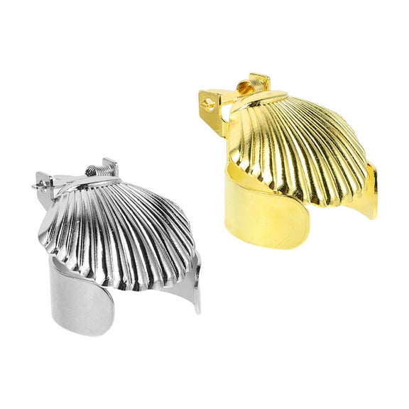 WRISTBIQUE 2Pcs Automatic Metal Candle Extinguisher Snuffer Tools for Home Meditation and Decorative Use