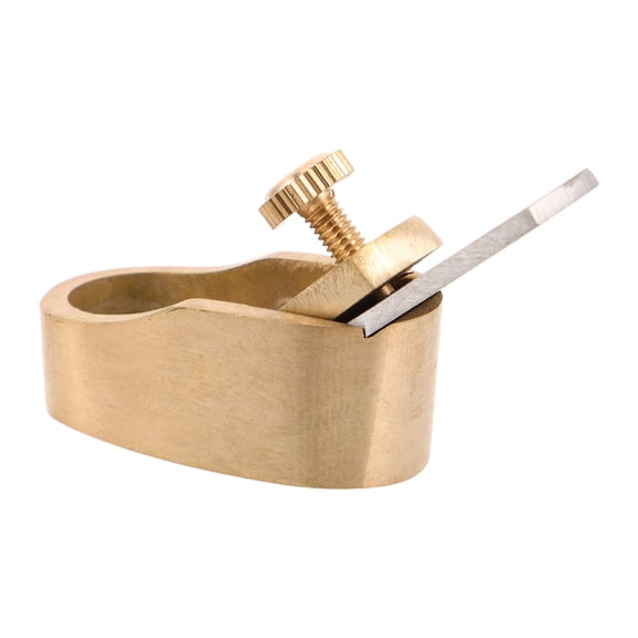 WRISTBIQUE Compact Brass Hand Plane for Woodworking, Violin Crafting, Fine Carving, Precision Tool for Detailed Wood Projects