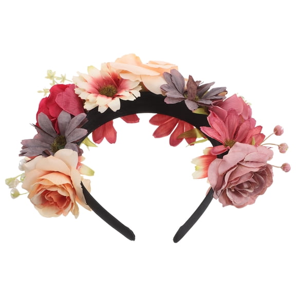WRISTBIQUE Faux Flower Headband Fashion Accessories for Party and Travel