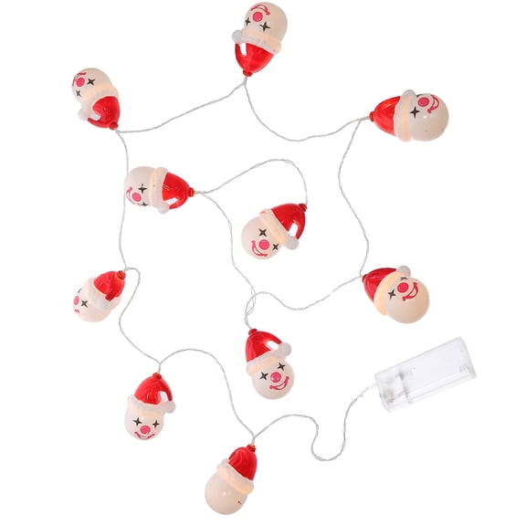 WRISTBIQUE Multi Color PVC Christmas Lights String for Decor Use Warm Atmosphere Indoor and Outdoor 10 Lamp Beads