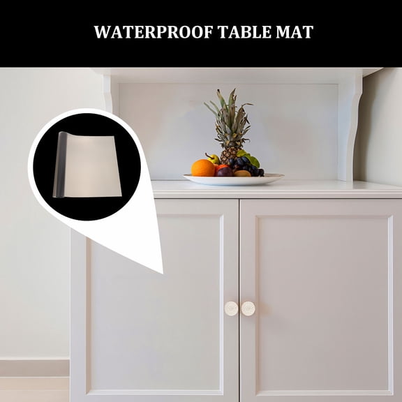 WRISTBIQUE Anti-Scalding EVA Table Mat Roll, Non- Dining Table Protector Placemat for Kitchen Counter