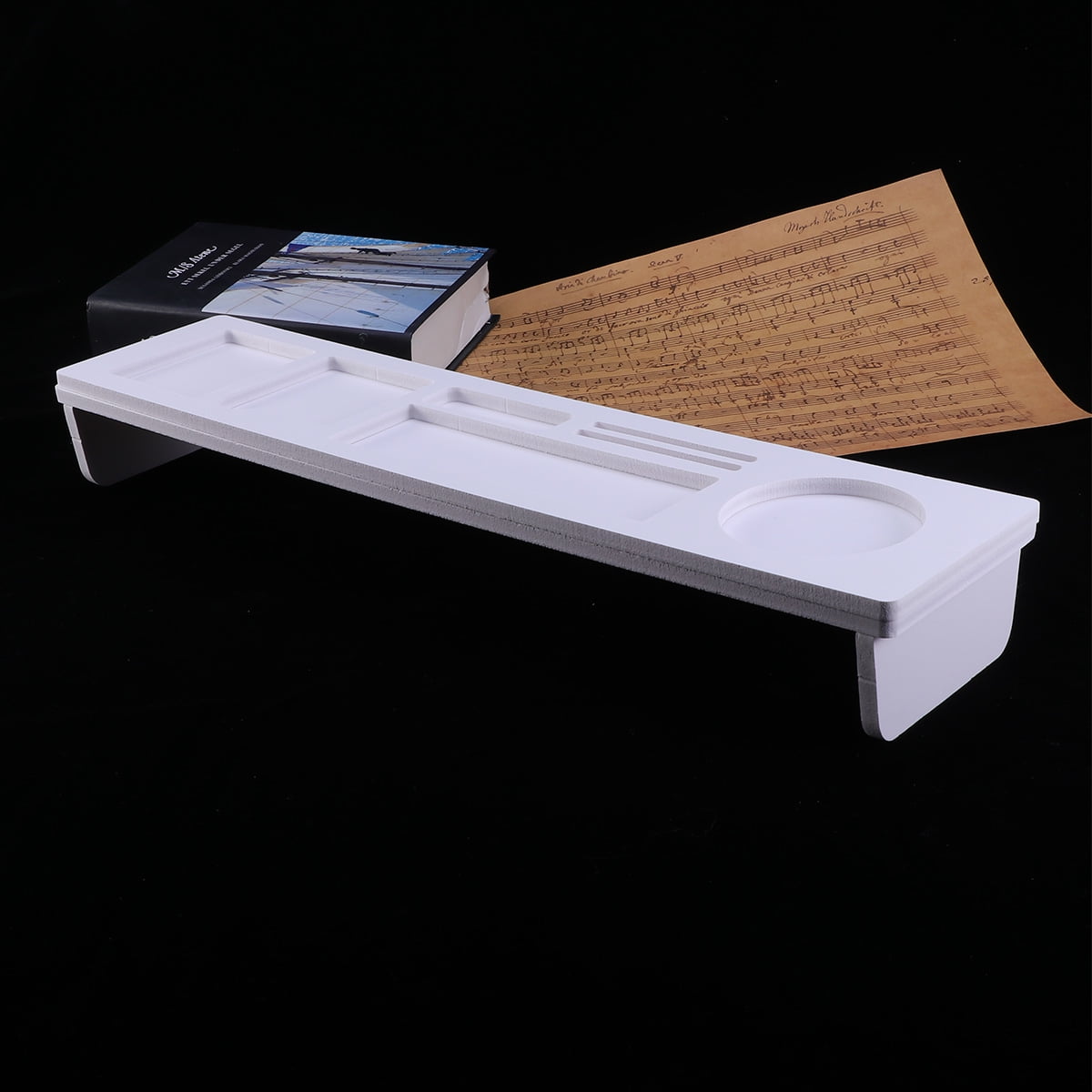 WRISTBIQUE Desktop Multi-Layer Storage Rack Keyboard Shelf Bamboo 1Pcs ...