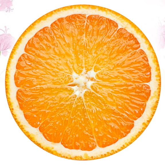 WRISTBIQUE Fruit Orange 3D Waterproof Wall and Floor Stickers for Home Decoration