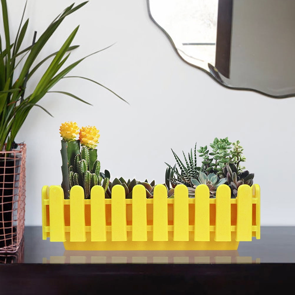 WRISTBIQUE Garden Planters Planter Yellow PP Cultivation Indoor Outdoor 1Pack