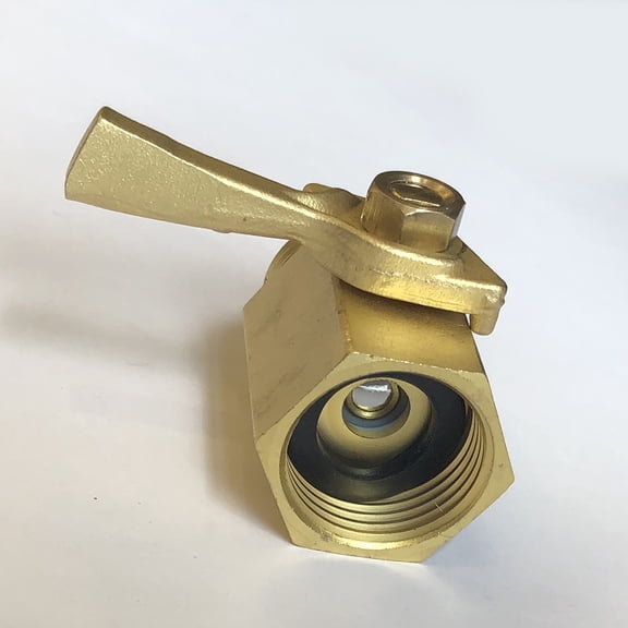 WRISTBIQUE Brass Garden Watering Connector with Cut Off Valve and Rubber Gasket for Leak-Free Hose Connection