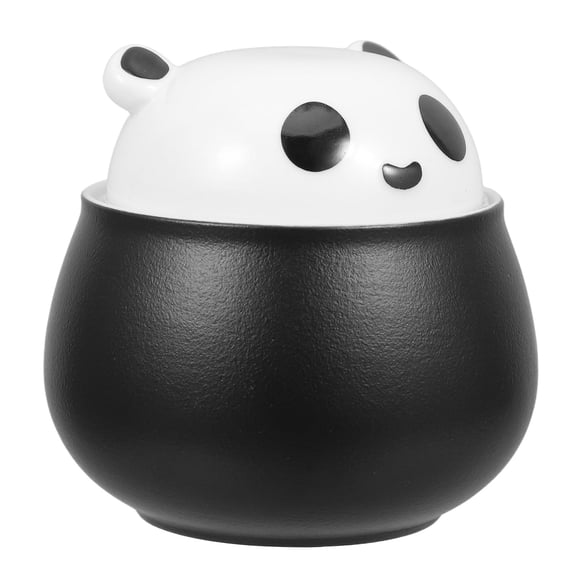 WRISTBIQUE Panda Ceramic Tea Canister with Airtight Seal, Kitchen Storage Jar for Coffee, Candy, Snacks, and Home Organization
