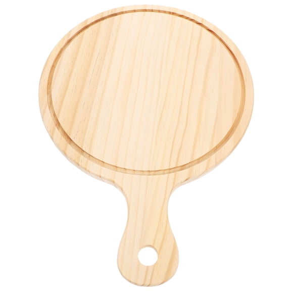 WRISTBIQUE Natural Wood Pizza Serving Board Ideal for Home and Restaurant