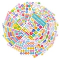 WRISTBIQUE Planner Stickers Assorted Color Paper for DIY Scrapbook