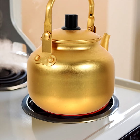 WRISTBIQUE Portable Golden Water Boiler with Coolstay Handle for Kitchen