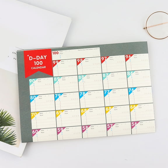 WRISTBIQUE Premium Schedule Planner for School, Home, and Office Use