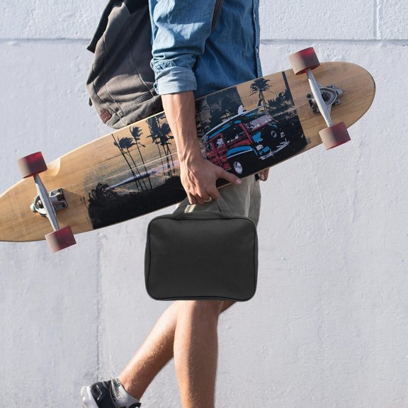 WRISTBIQUE Professional Black Drift Skate Bag Easy Clean Free Skates Storage Accessory