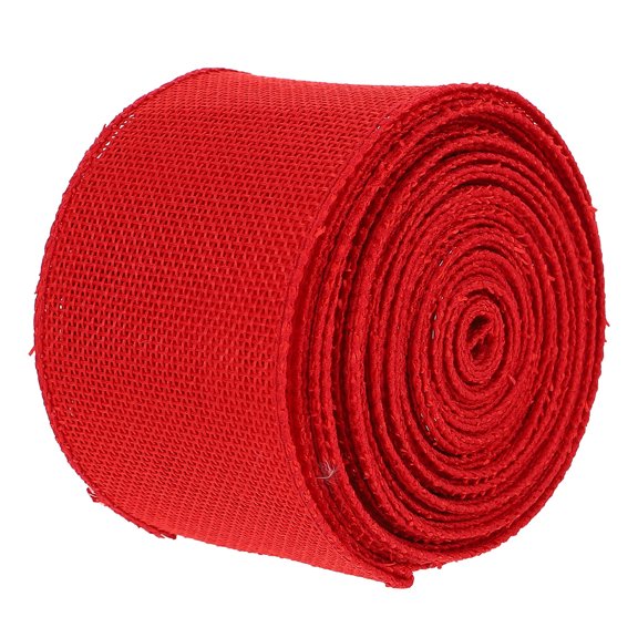 WRISTBIQUE present Decoration Weaving Ribbon Polyester Red 1Pack 35.4x2.5in