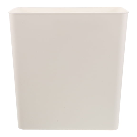 WRISTBIQUE White Plastic Trash Can Inner Bucket for Built-in Kitchen Cabinet