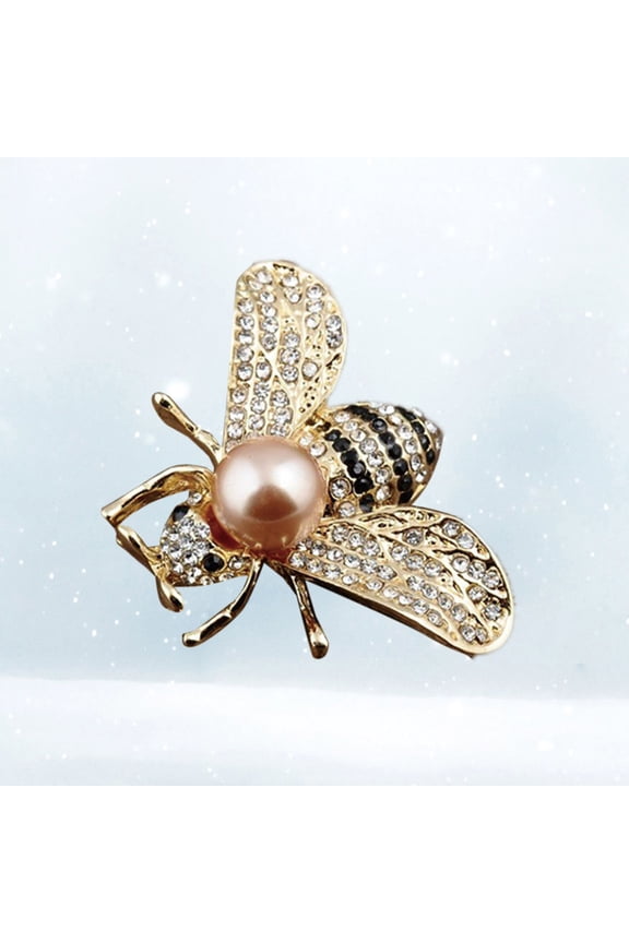 Beautiful Bee Brooch Golden Decorative Pin for All Occasions