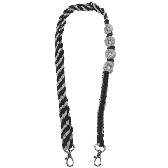 WRISTBIQUE Black Phone Strap Charm with Soft Cotton Rope for Mobile Phone Case and Accessories, Cute and Design