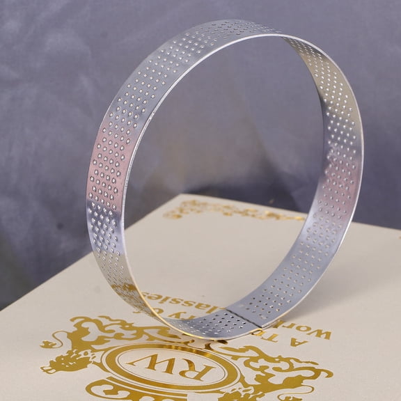 WRISTBIQUE Round Cake Ring 304 Stainless Steel For Home Baking And Making Cookies 1Pc