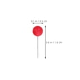 thumbnail image 1 of WRISTBIQUE 200Pcs Red Round Needle Push Pins Stainless Steel for Map Marking and Office Use, 1 of 8