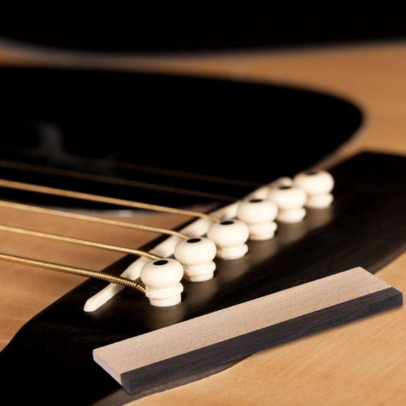 WRISTBIQUE Saddle Spider Bridge Hard Maple For Guitar 1Pcs