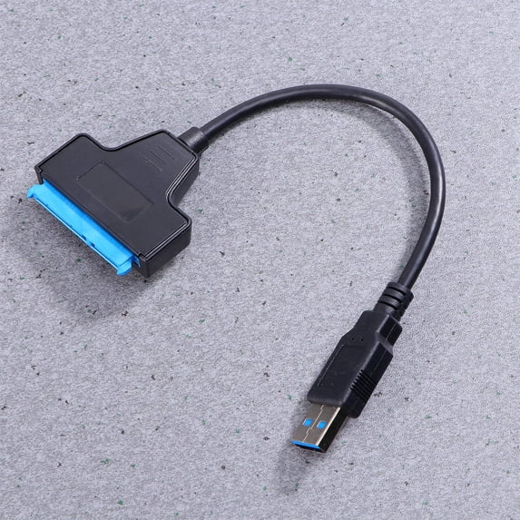 WRISTBIQUE Sata Iii to USB 3.0 Adapter Cable Black with Nickel Plated ...