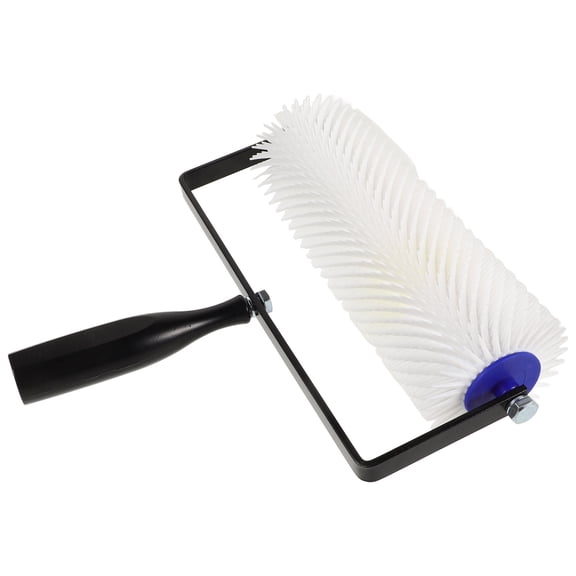 WRISTBIQUE White Spiked Roller for Self Leveling Floor Epoxy Paint Defoaming Brush
