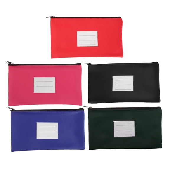 WRISTBIQUE Multi Color Bill Holders 5Pcs - PU Document Carrier for Home