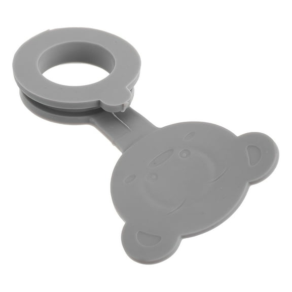 WRISTBIQUE Silicone Shower Drain Plug Universal Tub Stopper for Bathtub Light Grey Durable and Easy to Clean