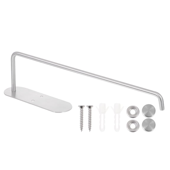 WRISTBIQUE Stainless Steel Paper Shelf Wall Mount Paper Storage Homeowners Living Room 1Set