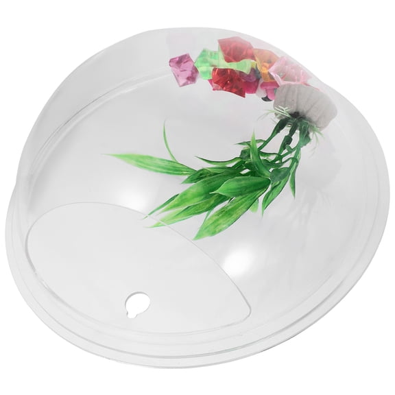 WRISTBIQUE Wall Mounted Acrylic Fish Tank Transparent Hanging Aquarium for Home Decor