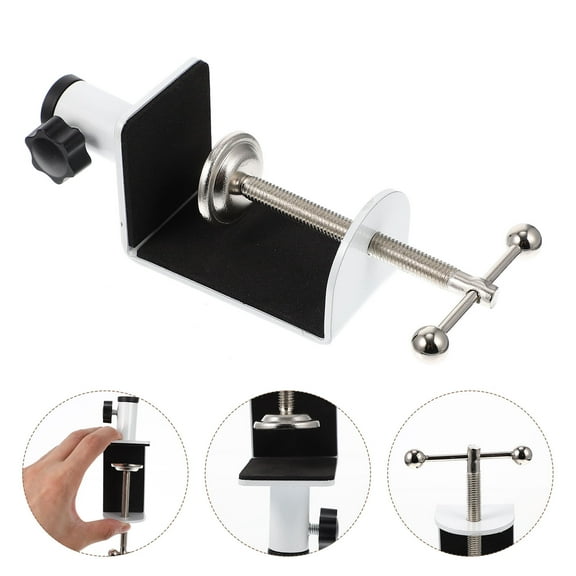 WRISTBIQUE Sturdy and Durable 1Pcs Cantilever Bracket Table Mount Clamp 6.09x2.04x1.73in