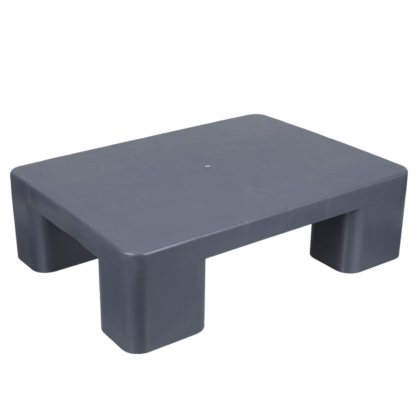 WRISTBIQUE Grey Plastic Pallet with Breathable Grid Design for Indoor and Outdoor Storage and Organization
