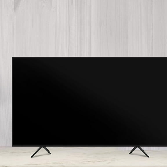 WRISTBIQUE TV Legs 1 Pair of Black Plastic for TVs with Extend Lifespan and Stability