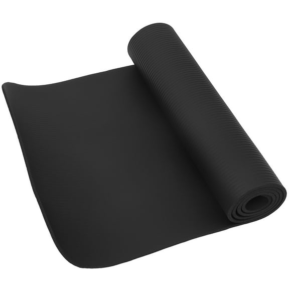 WRISTBIQUE Exercise Floor Mats Floor Padding Rubber Black Adults Home Workout 1Pcs