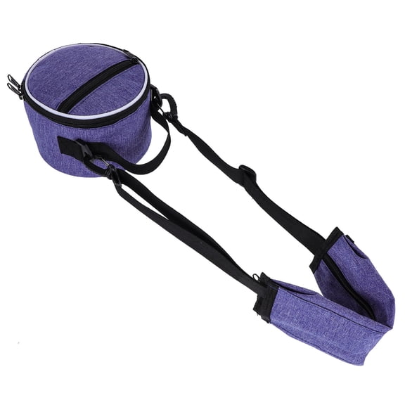 WRISTBIQUE Grey Tongue Drum Case for Storage with Fine Craftsmanship and Sturdy Handle