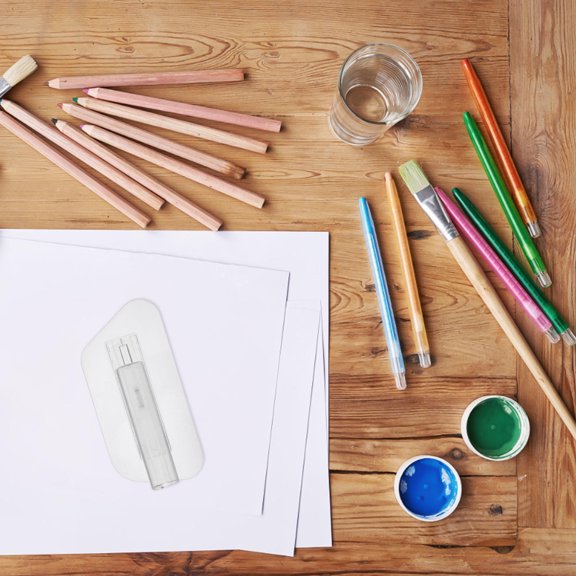 WRISTBIQUE Transparent Polygonal Drywall Trowel Flat Finishing Tool for Home Plastering and Masonry