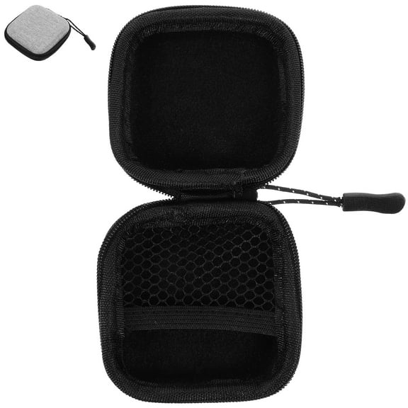 WRISTBIQUE Portable Case for Wired Earbuds Grey EVA Travel Cable Organizer 1Pcs