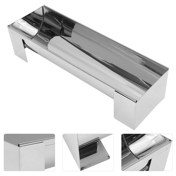 WRISTBIQUE Stainless Steel Cake Baking Mold Plated Silver DIY Loaf Mould for Home Kitchen Baking Use