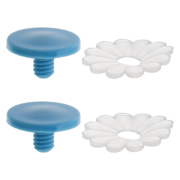 WRISTBIQUE Umbrella Tips Cap Repair Kit Sky-Blue PP Easy Installation 2Sets