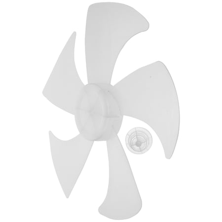 WRISTBIQUE Easy Install White Plastic Fan Blades for Floor Fan Replacement Parts