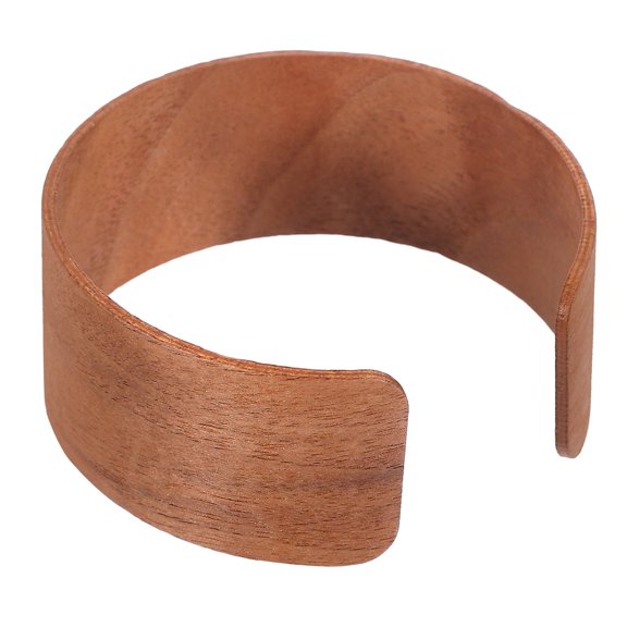 WRISTBIQUE Versatile Brown Wood Mug Sleeve with Heat Insulation and Sturdy Design