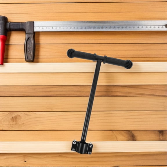 WRISTBIQUE Ergonomic Handle Attachment for Strollers Wagons and Carts in Black