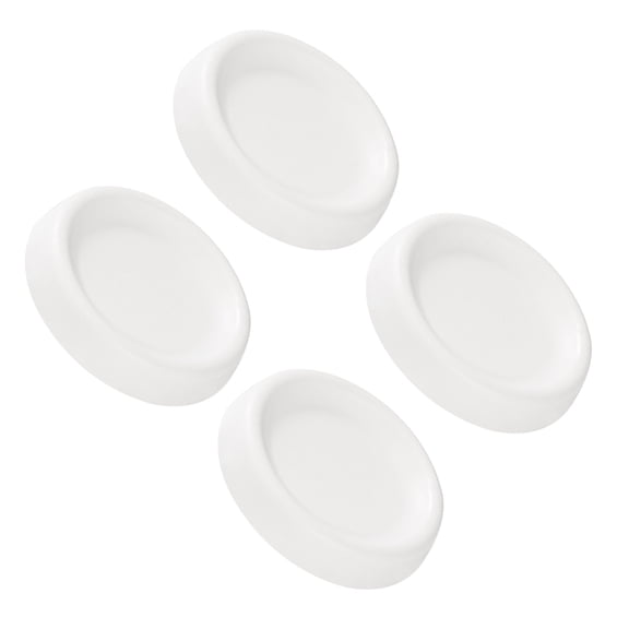 WRISTBIQUE 4Pcs Washing Machine Accessory White Anti Skid Foot Pads for Refrigerator and Furniture